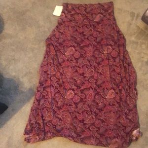 LuLaRoe Maxi skirt NWT
